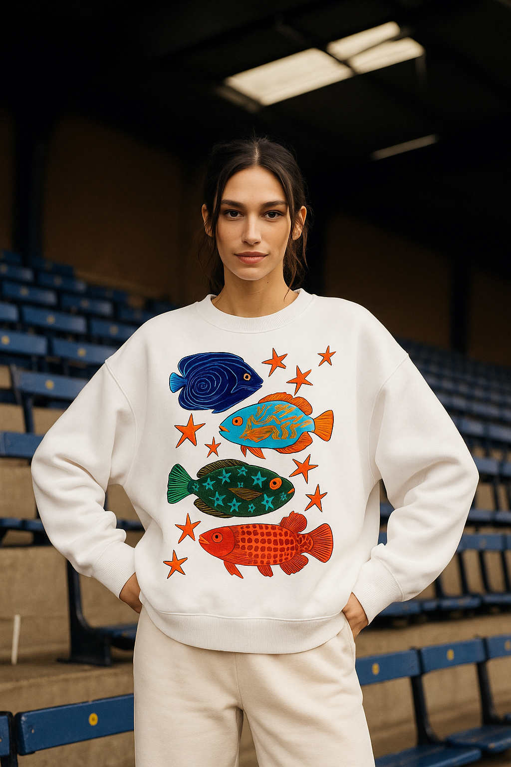 Coral Coast Crewneck Oversized Sweatshirt