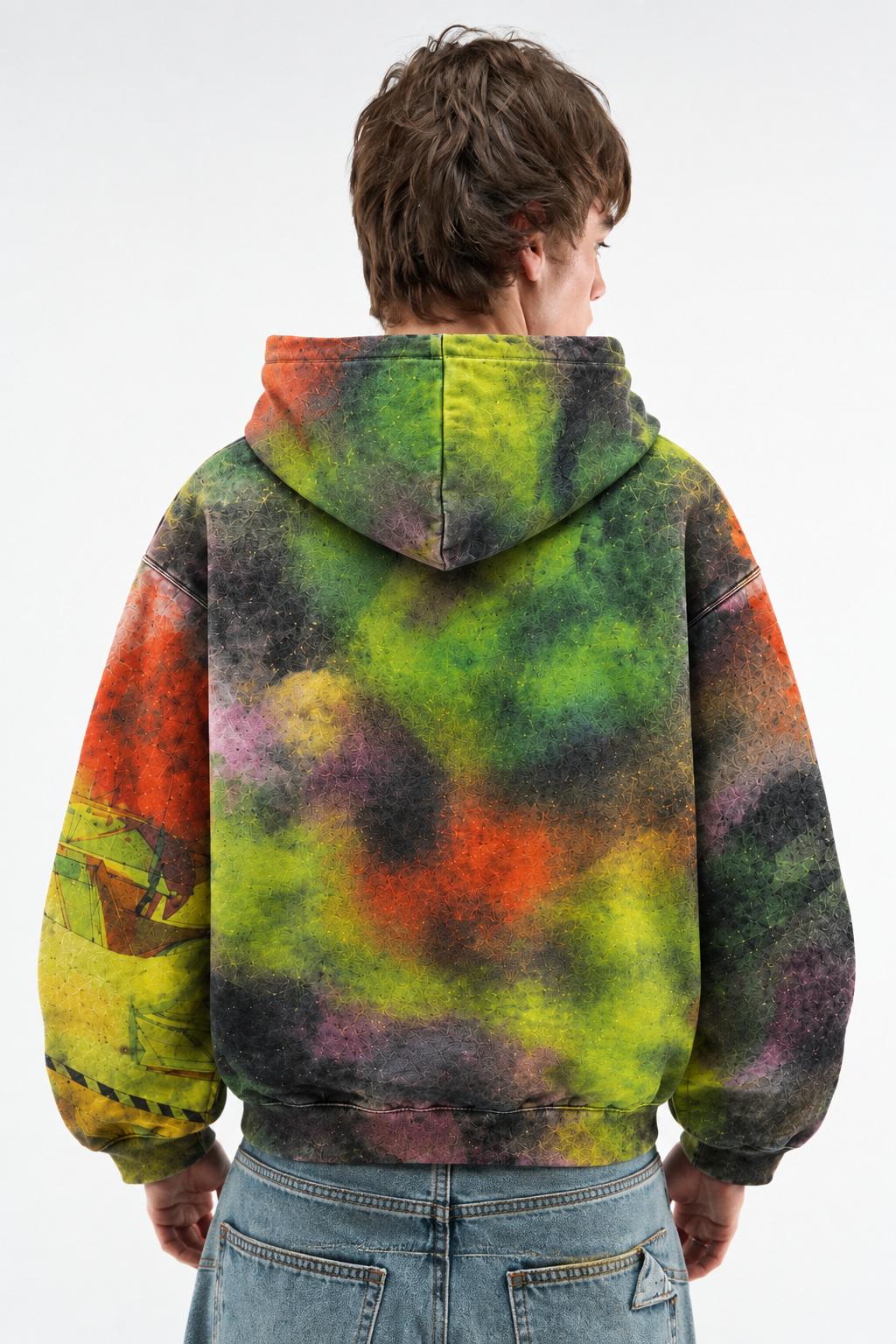 Wildfire Tie-Dye Oversized Hoodie