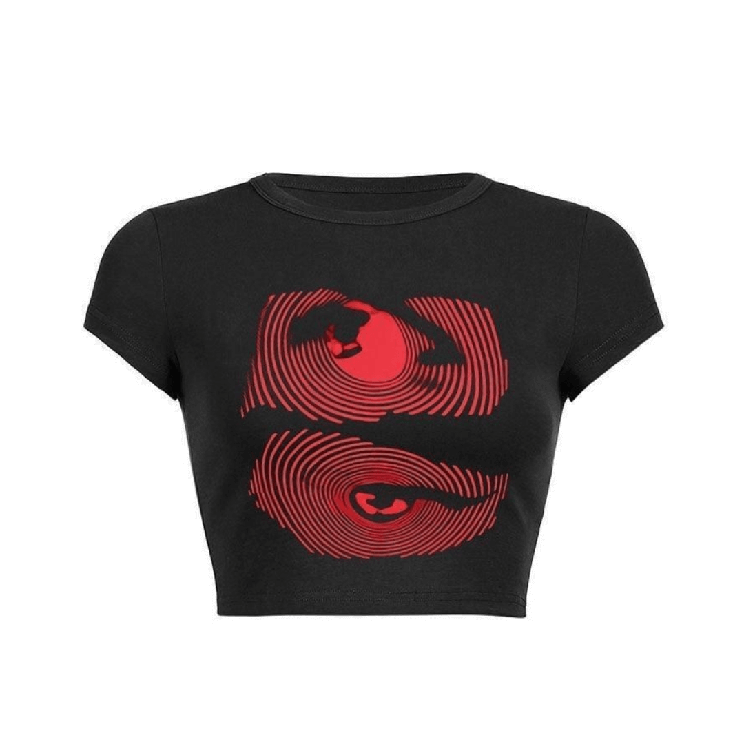 Red Eye Crop Top