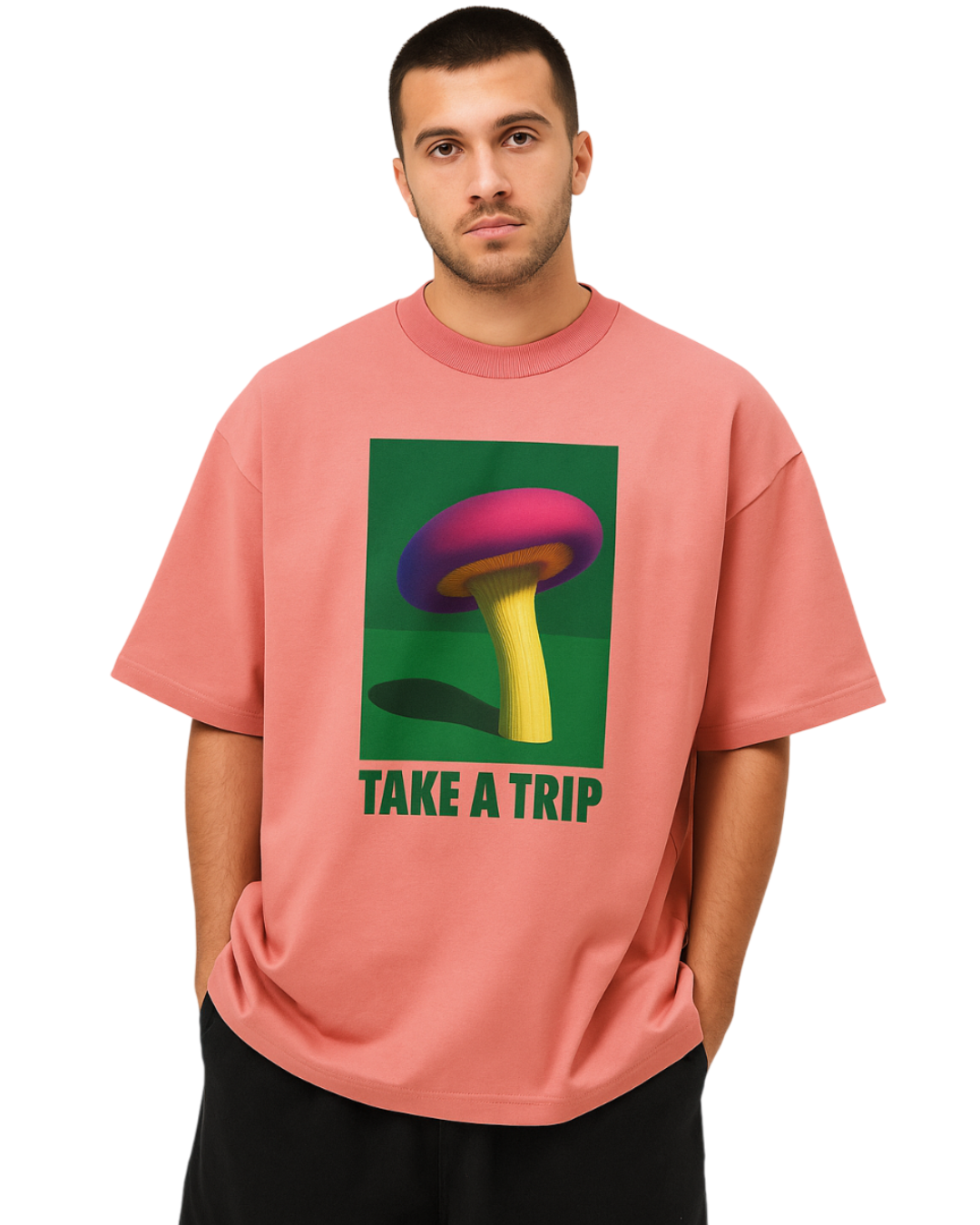 Trip Shroom Oversized Graphic Tee