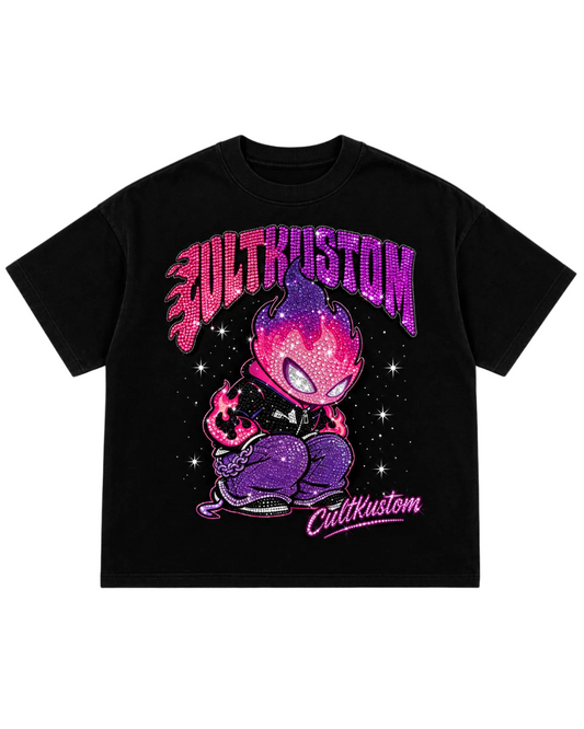 Flame Boy Rhinestone T-Shirt