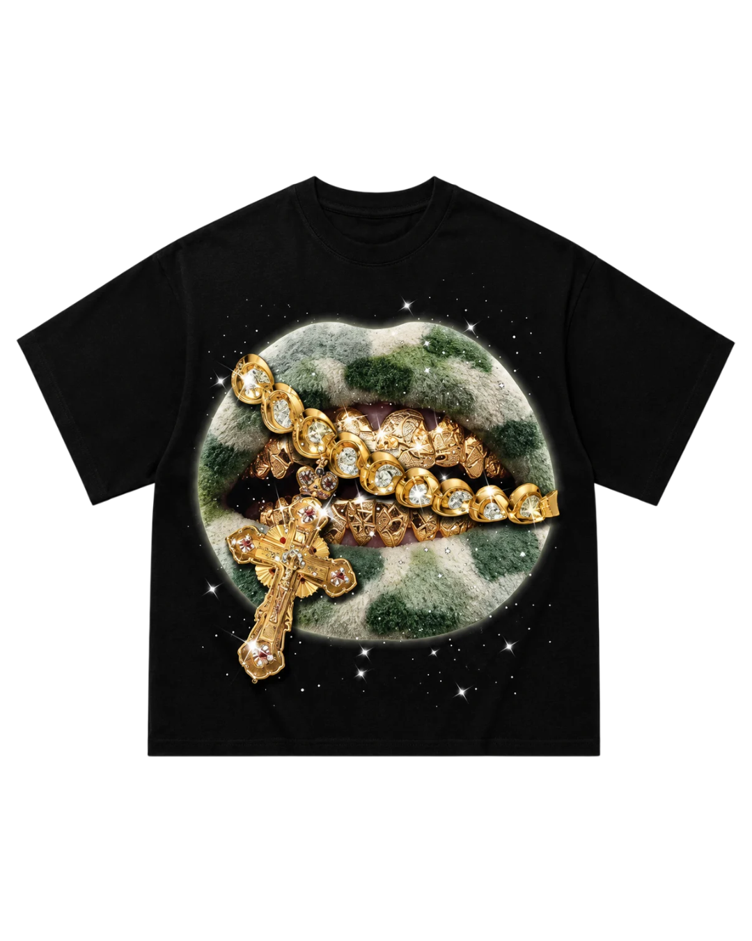 Camo Gold Bite Tee