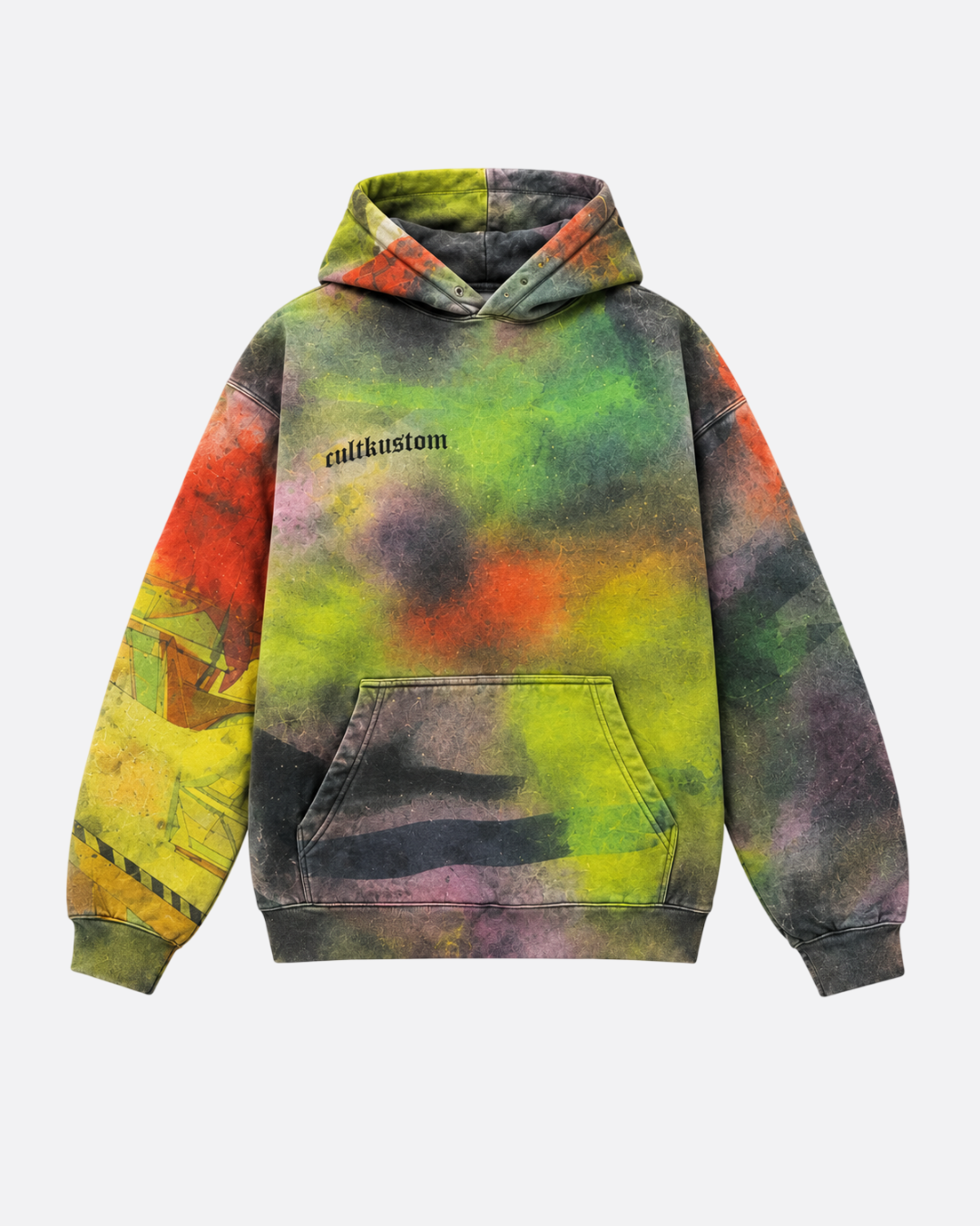 Wildfire Tie-Dye Oversized Hoodie