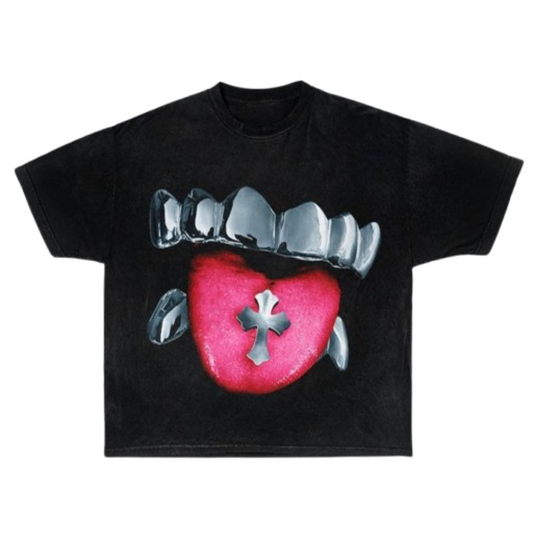 Crucifix Oversized Tee
