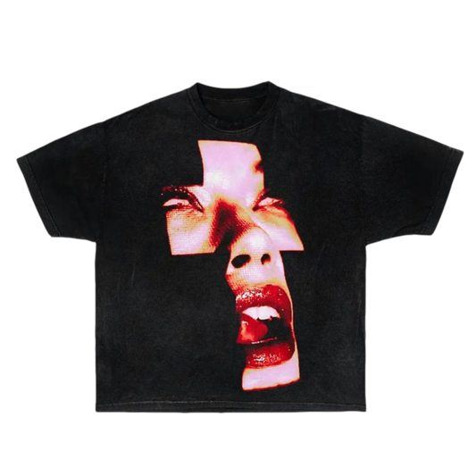 Scarlet Divide Oversized T-Shirt
